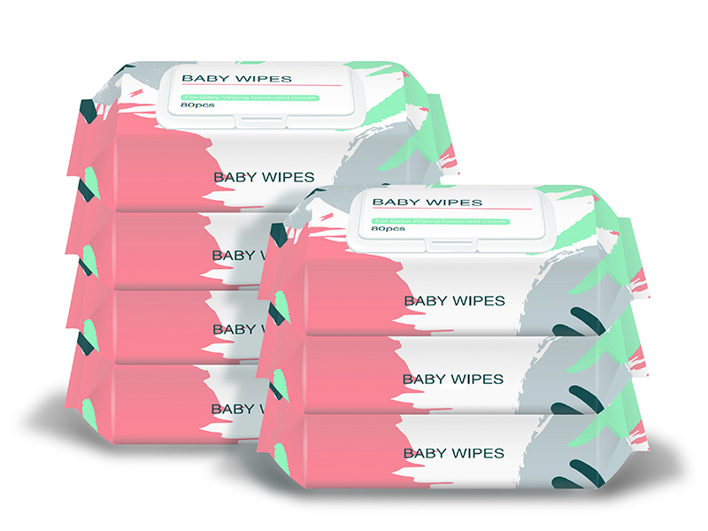 80pcs Baby Wipes with Plastic Lid