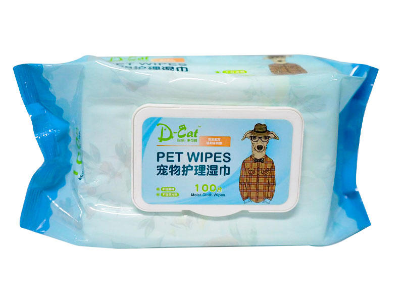 Antibacterial pet wipes