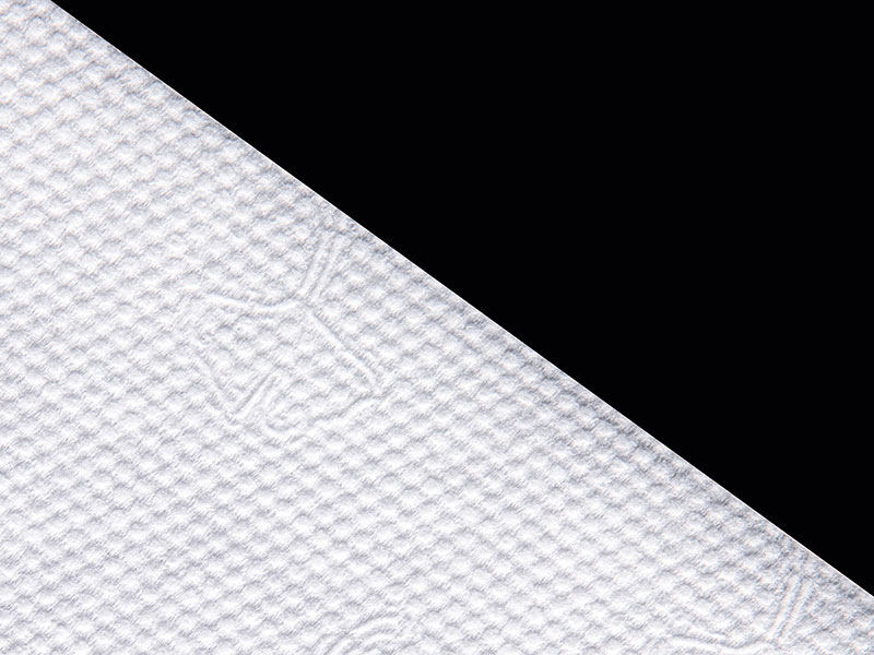 Viscose And Polyester Ginkgo Dot Style Spunlace Nonwoven For Dry Or Wet Wipes